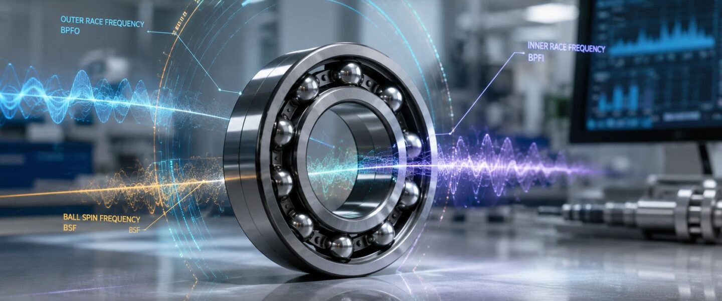 Bearing Defect Frequencies: BPFO, BPFI, BSF, FTF