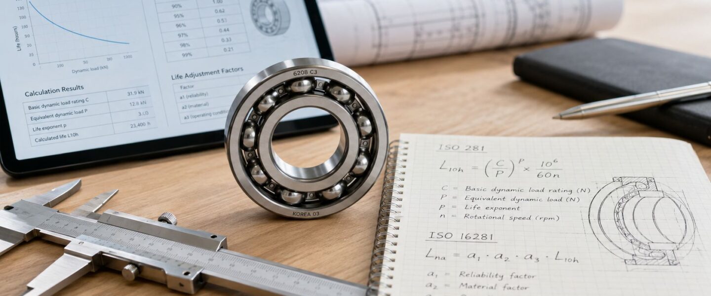 Bearing Life Calculation with ISO 281 and ISO 16281